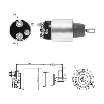 MEAT & DORIA solenoidinis jungiklis, starteris 46313